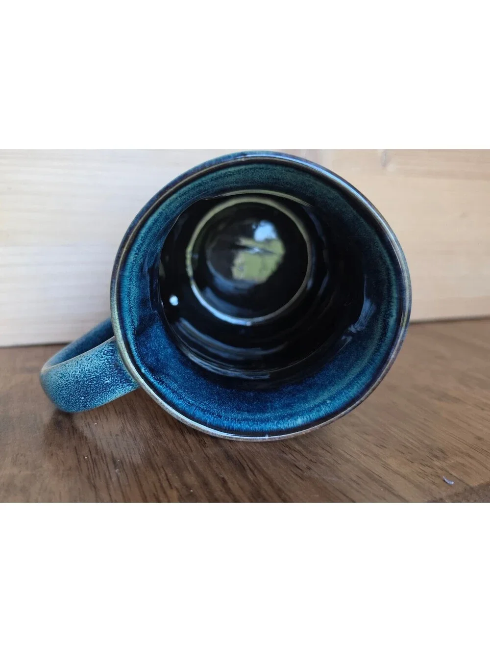 Colorado Bear Mug 3D Raised Ceramic Coffee Cup Blue Grn Drip Glaze Souvenir,415